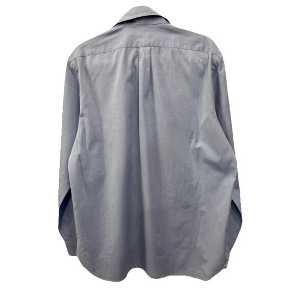 Ralph Lauren Men’s Dress Shirt 16.5 Blue Long Sleeve Button Down Classic Fit - Picture 2 of 9